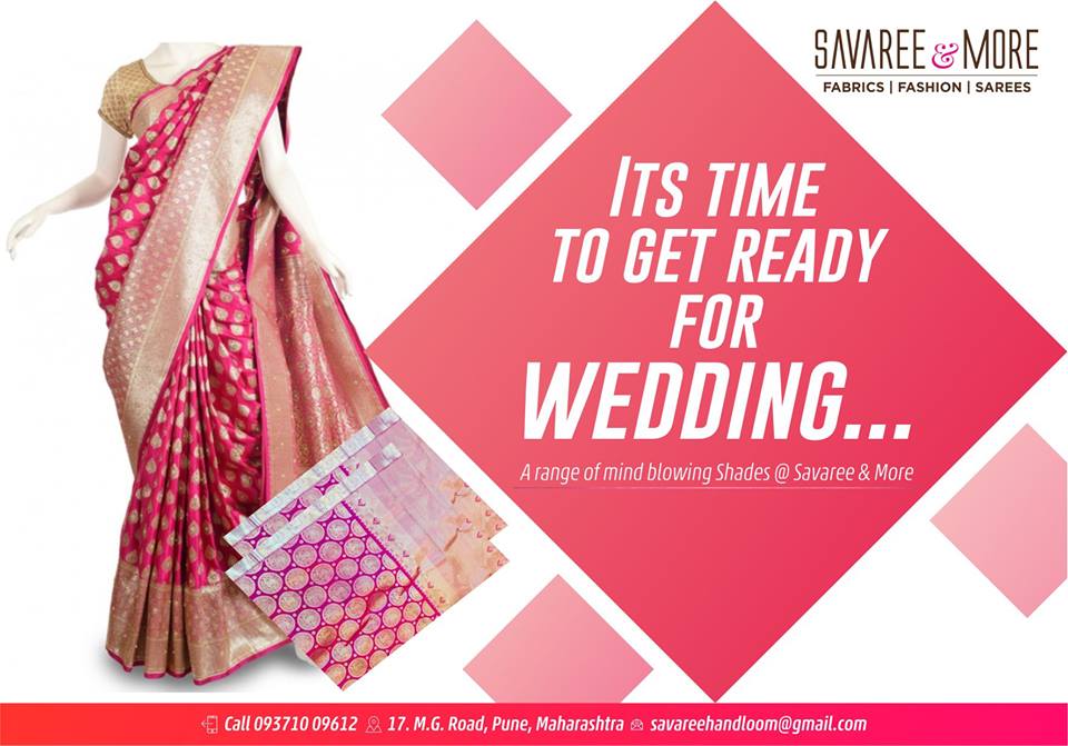 Savaree Exclusive Fabrics Pune.