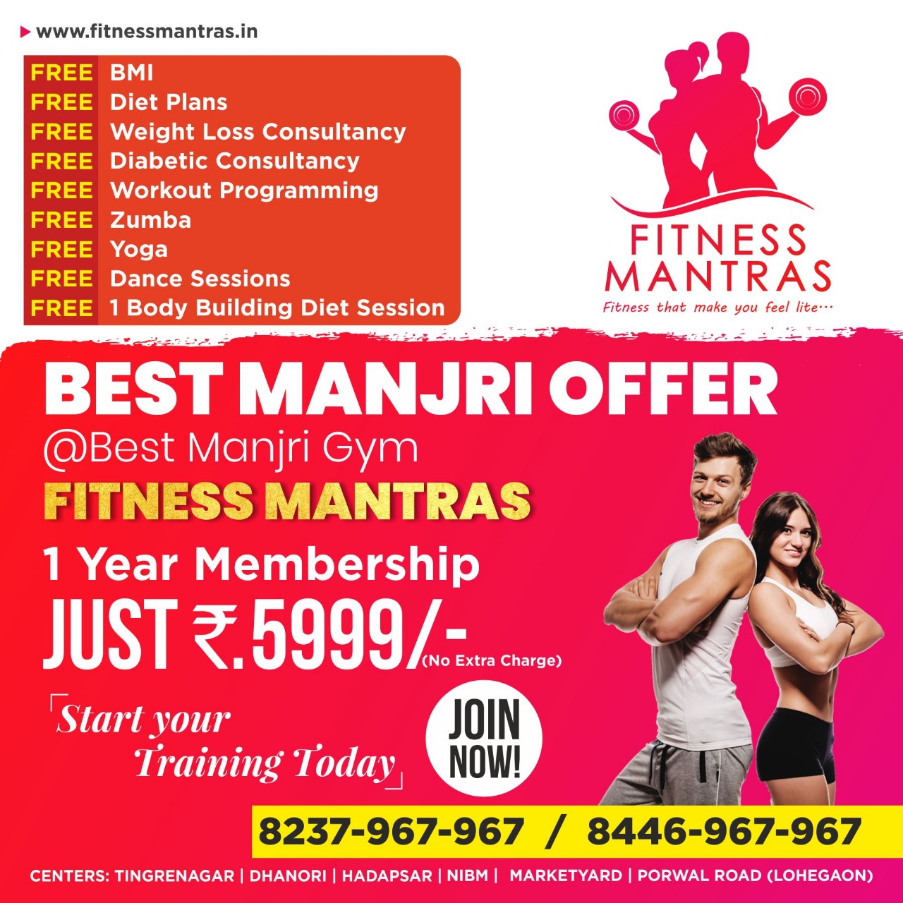 fitnessmantras gym pune